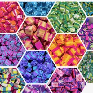 Fizzing Bath Rocks ESSENTIAL OILS 250g Bag